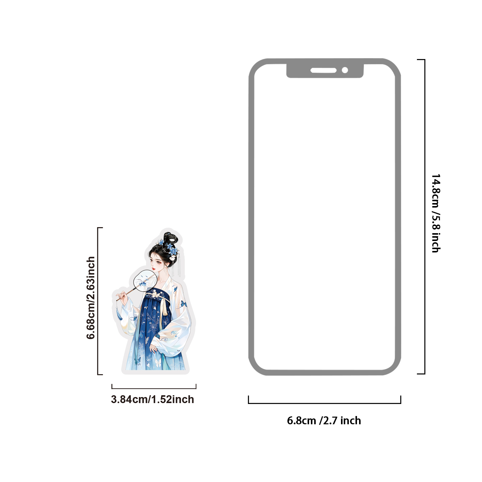 Etori Life 30Pcs Blue Artistic - Korean Lifestyle Aesthetic ulasan dan harga