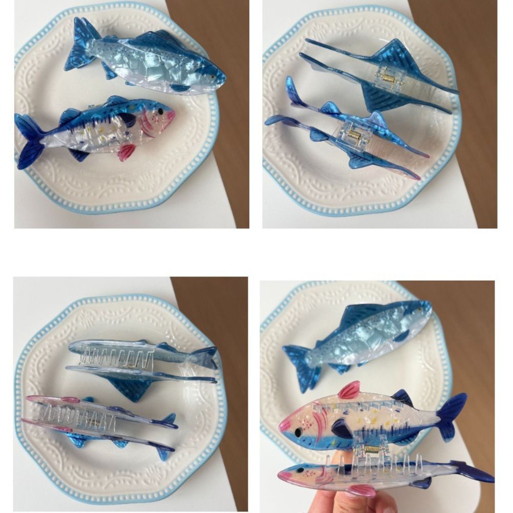 Hairpin Ocean Animal Hair Claw - Korean Girls Lifestyle ulasan dan harga