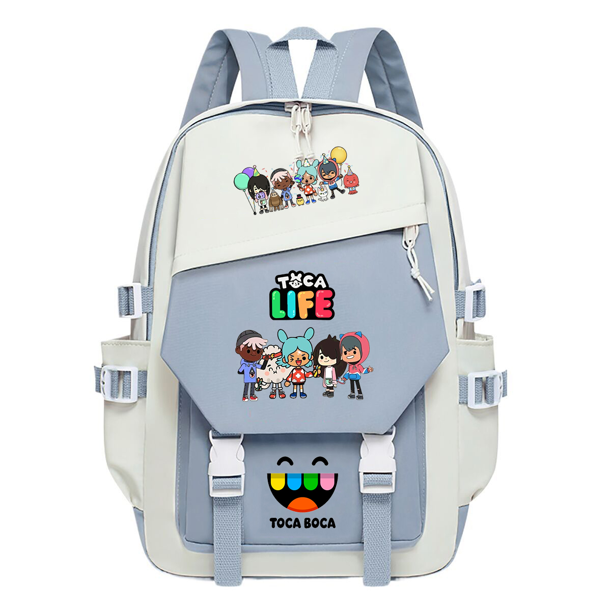 Toca Life World Print Backpack - Korean Girls Lifestyle ulasan dan harga