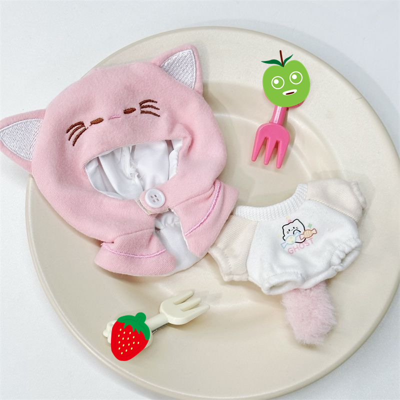10cm Cotton Doll Cat Ears With - Korean Girls Lifestyle ulasan dan harga